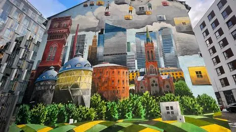 Na Woli powstał "oddychający" mural