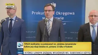 Konferencja w sprawie zabójstwa Jaroszewiczów 