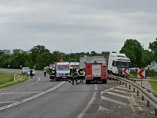 Śmiertelny wypadek na DK7 pod Płońskiem