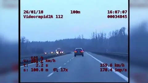 Mógł 120, jechał 160 km/h. Okazało się, że był pod wpływem