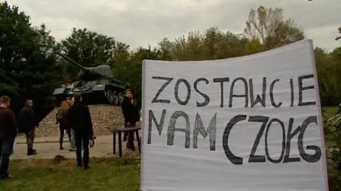 "Zostawcie nam czołg": mieszkańcy w obronie reliktu PRL