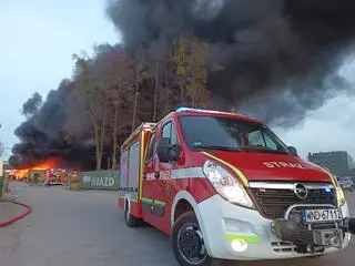 Pożar w Nowym Modlinie 