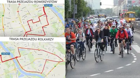 Czwartek z rolkarzami, piątek dla rowerzystów. Będą utrudnienia
