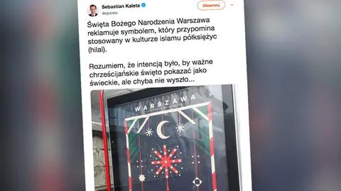 W świątecznym plakacie radny dostrzegł "symbol kultury islamu"