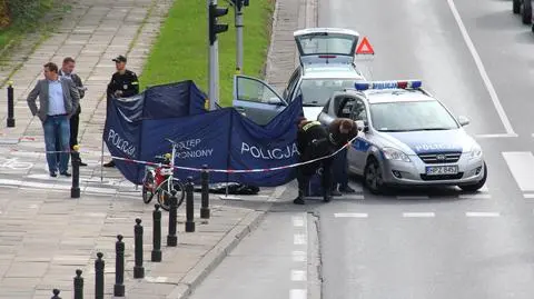 Rowerzysta zmarł na Wisłostradzie