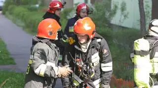 Akcja strażaków na Bielanach