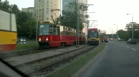 Awaria i wypadek. Wieczorne problemy tramwajów