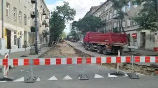 Tramwajarze prowadzą prace na Czynszowej