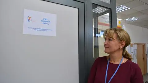 Pokój do przewijania i karmienia piersią w ursuskim ratuszu 