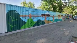 Tramwajowy mural na Woli