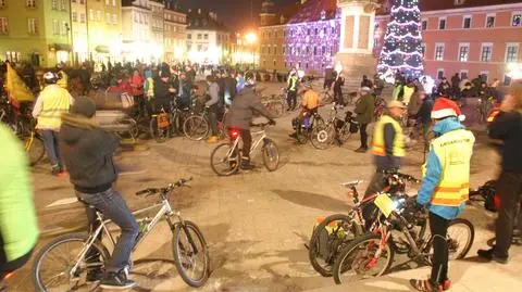 Zima nie wystraszyła rowerzystów