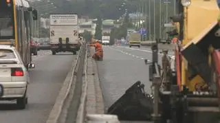 Ostatnie prace na moście Łazienkowskim