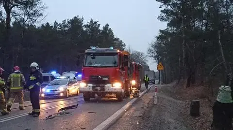 Znów śmiertelny wypadek na drodze 631. "Kierowca wykonywał manewr wyprzedzania wielu samochodów"