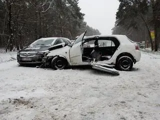 Zderzenie w Józefowie pod Otwockiem 