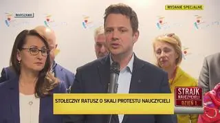 Prezydent o procencie strajkujących szkół