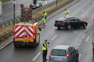 Kolizja w alei Prymasa Tysiąclecia