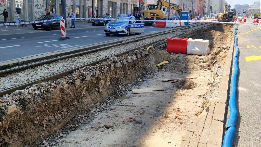 Niewybuch w centrum