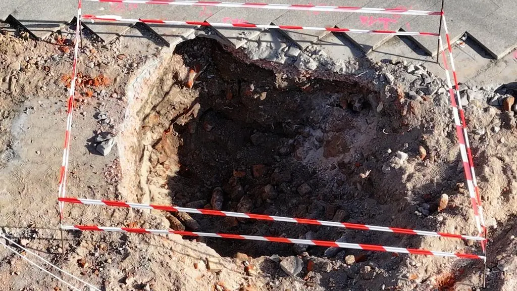 Niewybuchy znalezione w centrum