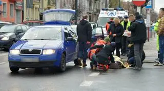 Potrącenie na Grochowskiej