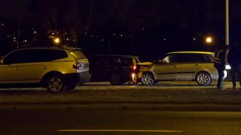 Zderzenie kilku aut na Wisłostradzie. Korki w stronę Żoliborza