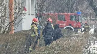 Pożar na ulicy Limanowskiego 