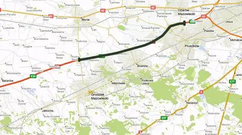 Zwężą odcinek A2 między Grodziskiem a Pruszkowem 