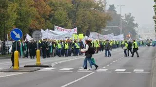 Protest w Warszawie