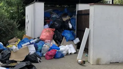Przepełnione kontenery w dwóch dzielnicach. Ratusz zapowiada kary