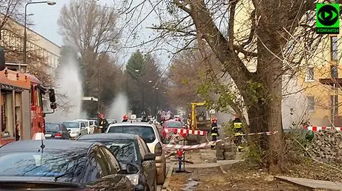 Koparka uszkodziła gazociąg na Mokotowie. Ewakuacja szkoły