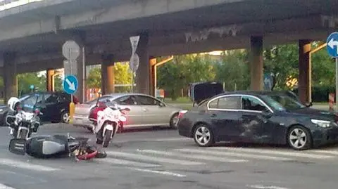 BMW zderzyło się ze skuterem