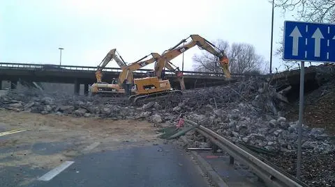 Wielkie burzenie na Trasie AK. Wisłostrada zwężona