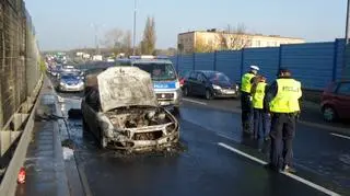 Pożar w al. Prymasa Tysiąclecia