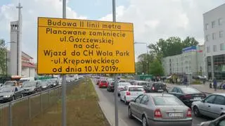 Utrudnienia na Górczewskiej 