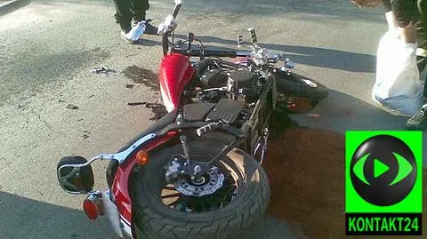 Ciężko ranny motocyklista "Miał 1,6 promila"