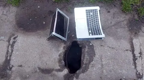 Policja: ukradzione telefony zastawili w lombardzie, laptopa wcisnęli w wyrwę