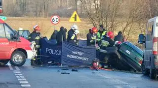 tragiczny wypadek pod Warszawą