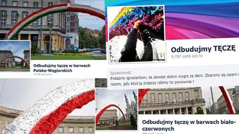 Tęcza zostanie tęczowa? Internauci mają inne pomysły