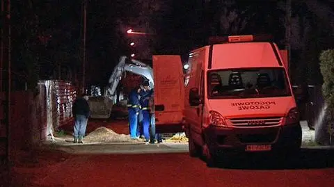 Uszkodzona rura z gazemPięć budynków ewakuowanych