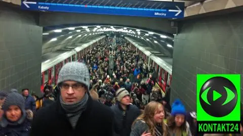 Utrudnienia po awarii w metrze