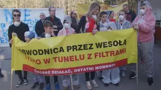 Protest w Wesołej