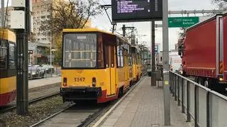 Zderzenie dwóch tramwajów na Woli