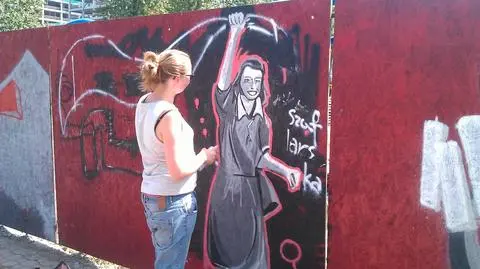 Ogromne graffiti w hołdzie 63 warszawiakom