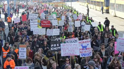 Manifa przeszła przez centrum. "Bez incydentów"