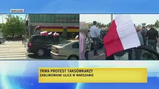 Kierowcy o proteście taksówkarzy