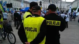 Protest związkowców