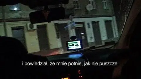 Zastraszył nożem i okradł