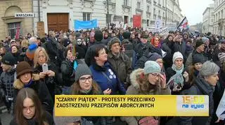 Początek marszu na Miodowej