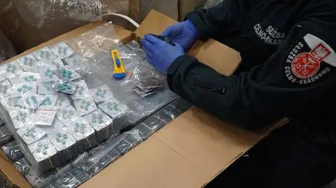 180 tysięcy tabletek na potencję. Przesyłka z Chin miała trafić do warszawskiej firmy