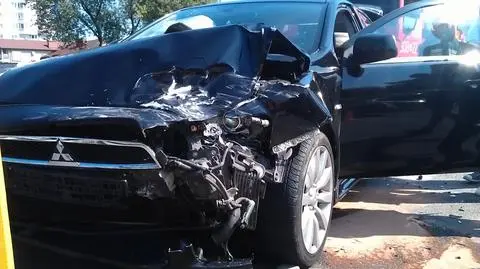 Mitsubishi wjechało w forda