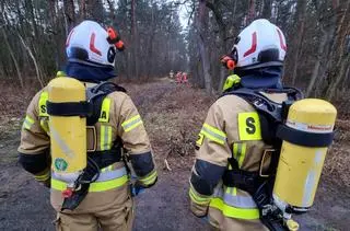 Akcja strażaków w miejscowości Całowanie 